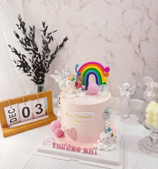 Bánh Kem Trang Trí Phụ Kiện Bé Gái 