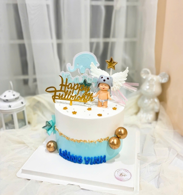 Bánh Kem Trang Trí Phụ Kiện Bé Trai