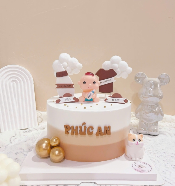 Bánh Kem Trang Trí Phụ Kiện Bé Trai