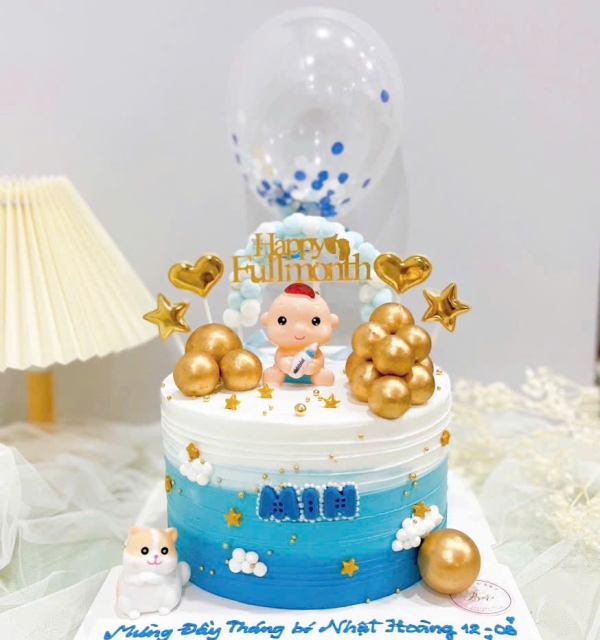 Bánh Kem Trang Trí Phụ Kiện Bé Trai