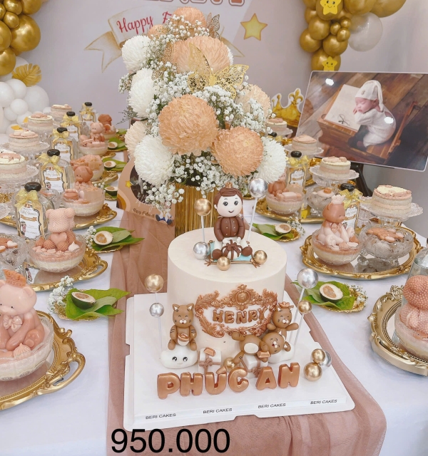 Bánh Kem Tạo Hình Bé Trai