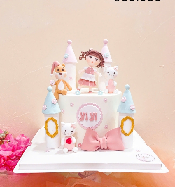 Bánh Kem Tạo Hình Bé Gái