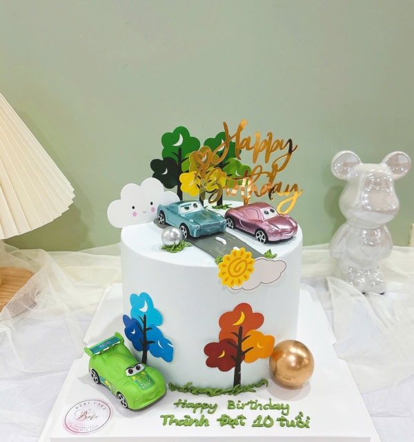 Bánh Kem Trang Trí Phụ Kiện Bé Trai