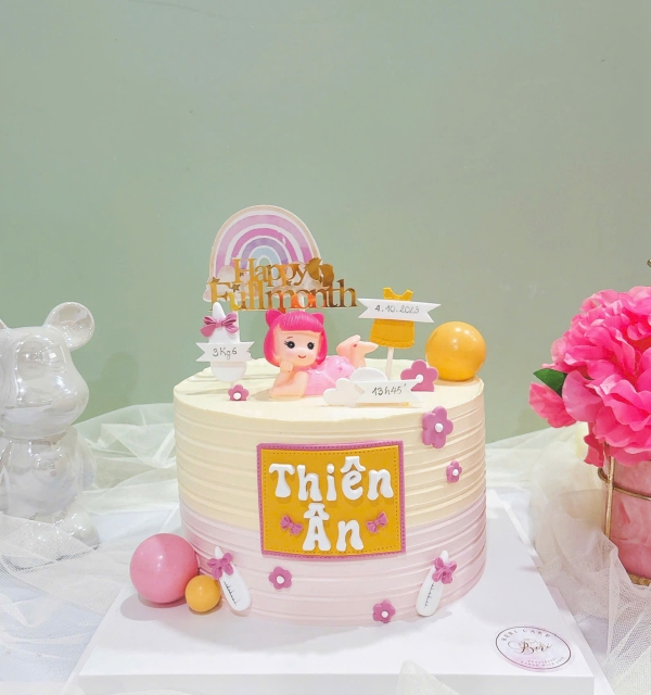 Bánh Kem Trang Trí Phụ Kiện Bé Gái 
