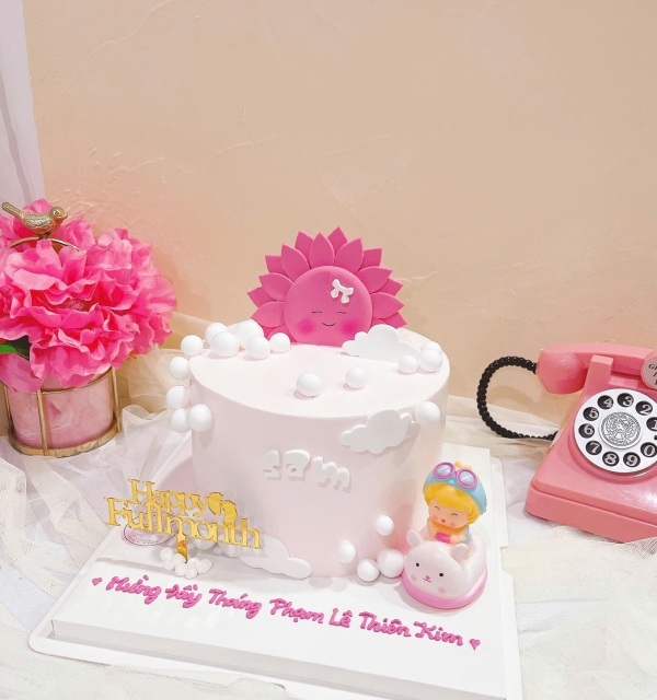 Bánh Kem Trang Trí Phụ Kiện Bé Gái 