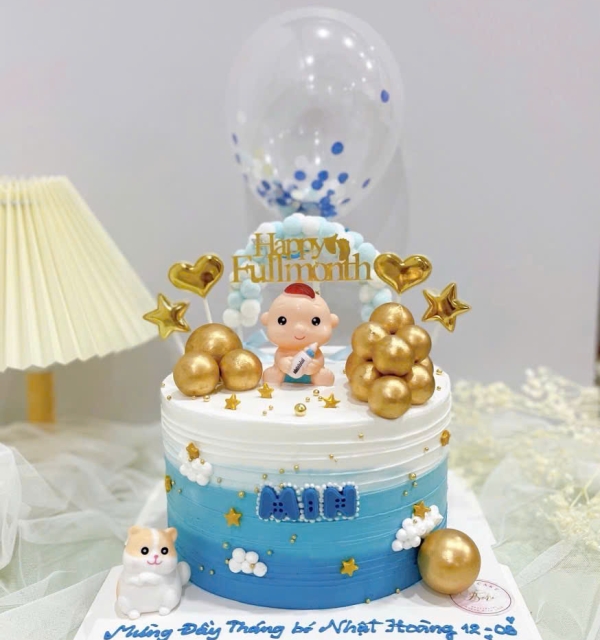 Bánh Kem Trang Trí Phụ Kiện Bé Trai