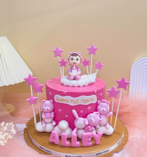 Bánh Kem Tạo Hình Bé Gái