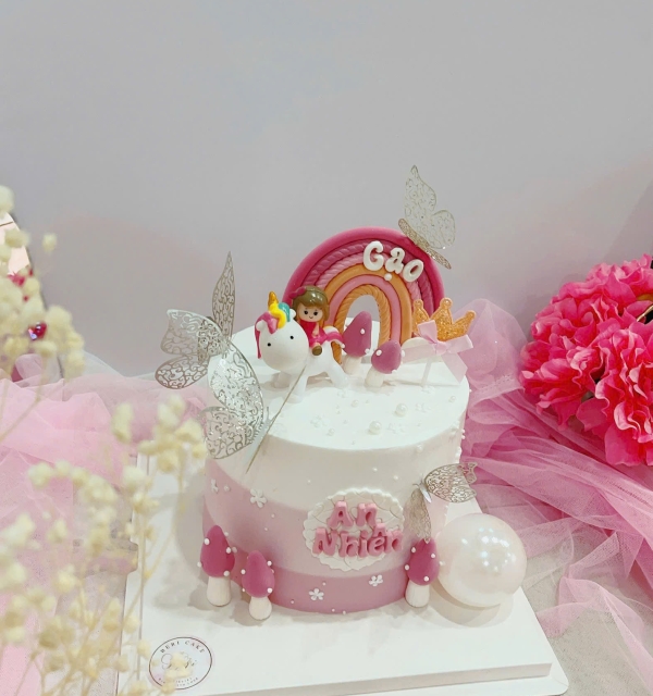 Bánh Kem Trang Trí Phụ Kiện Bé Gái 
