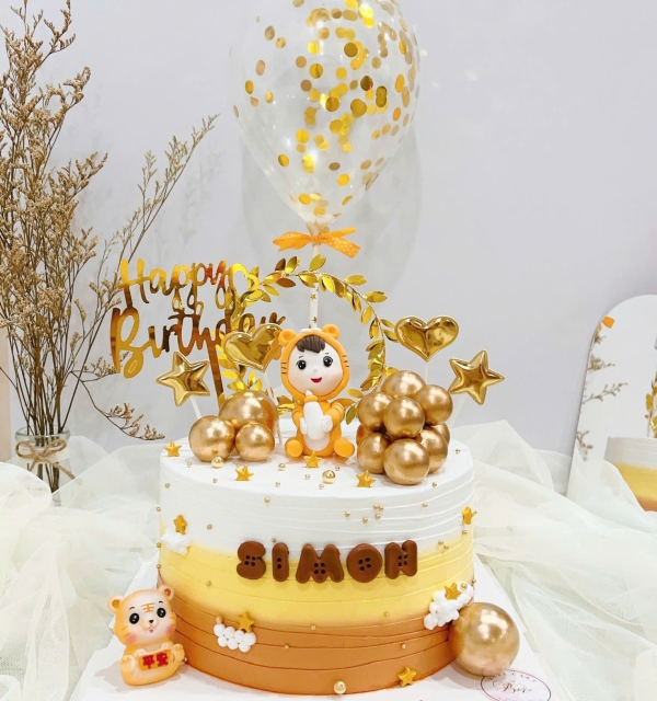 Bánh Kem Trang Trí Phụ Kiện Bé Trai