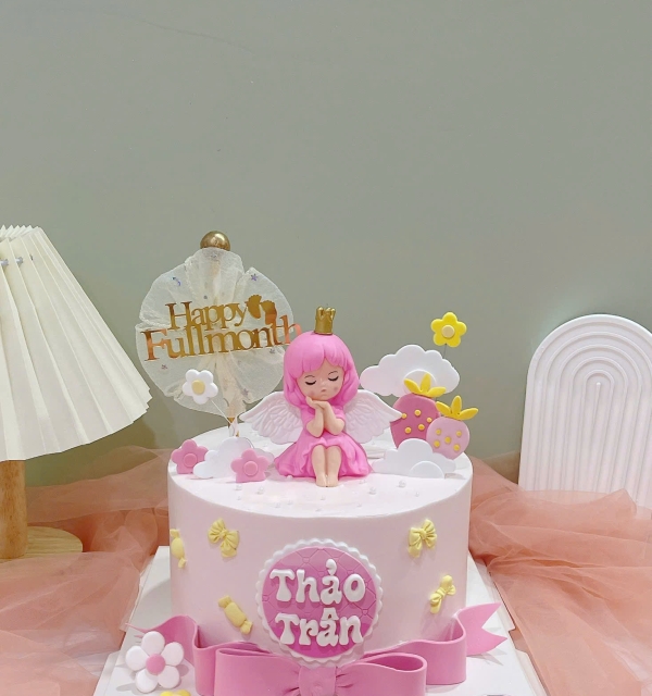Bánh Kem Trang Trí Phụ Kiện Bé Gái 