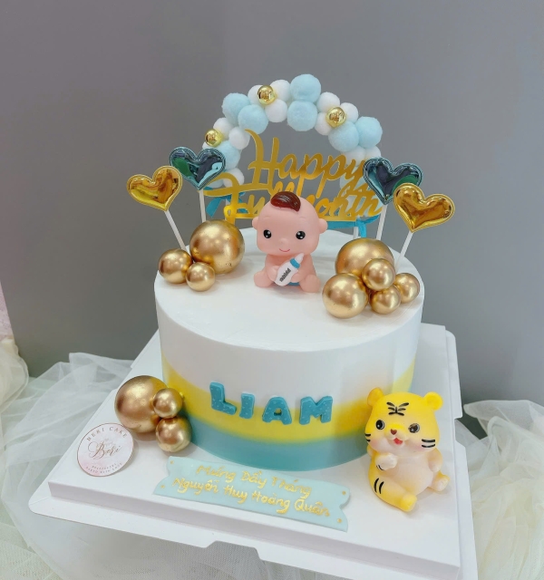 Bánh Kem Trang Trí Phụ Kiện Bé Trai