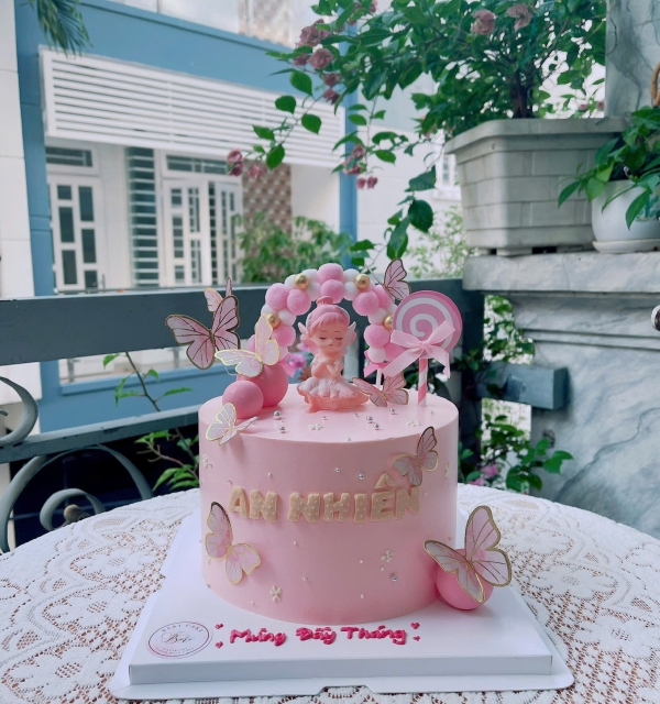 Bánh Kem Trang Trí Phụ Kiện Bé Gái 