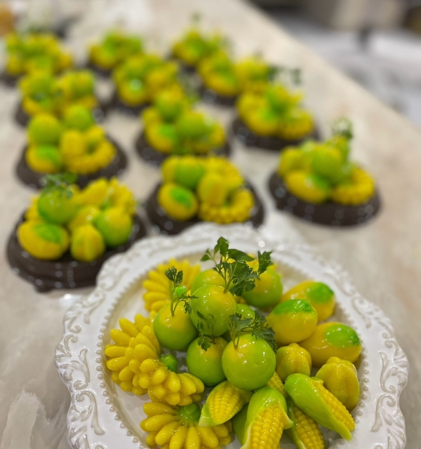 Set Cupcakes-Donuts-Bánh đậu xanh trái cây 