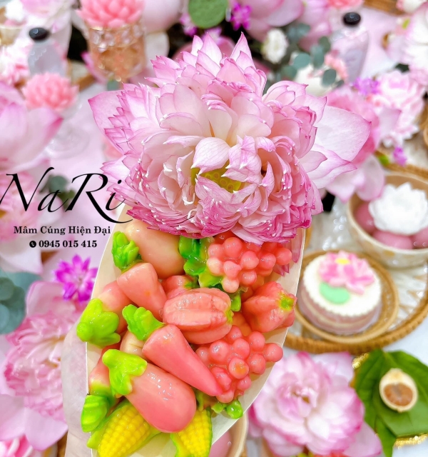 Set Cupcakes-Donuts-Bánh đậu xanh trái cây 