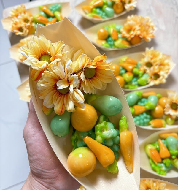 Set Cupcakes-Donuts-Bánh đậu xanh trái cây 