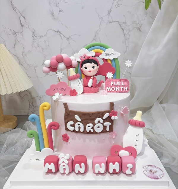 Bánh Kem Tạo Hình Bé Gái