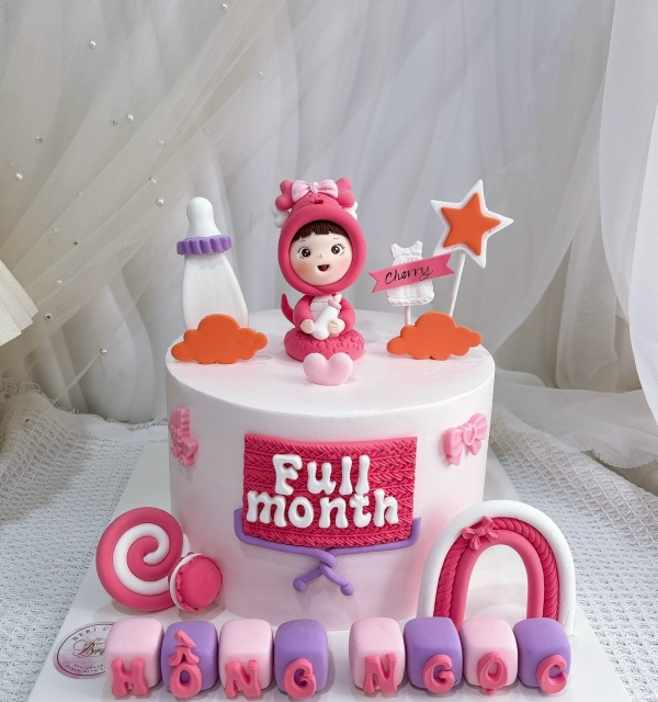 Bánh Kem Tạo Hình Bé Gái