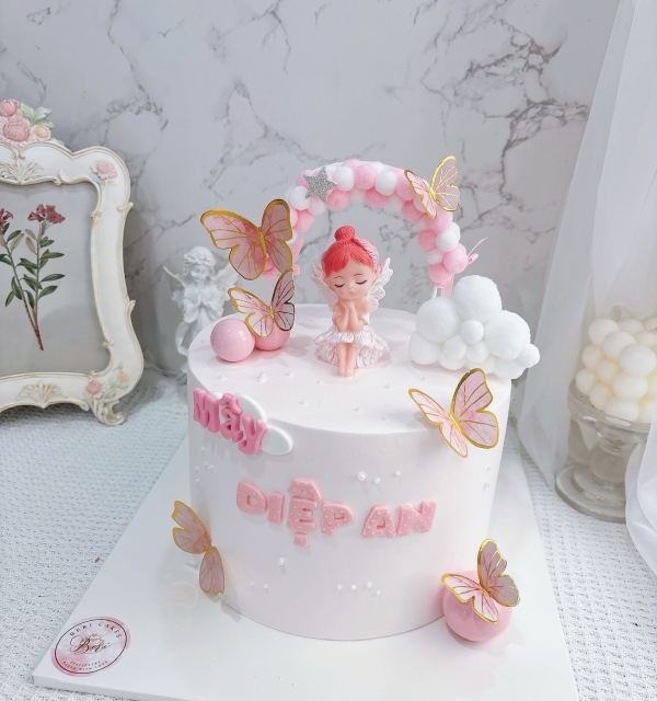 Bánh Kem Trang Trí Phụ Kiện Bé Gái 