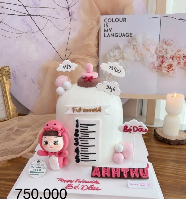 Bánh Kem Tạo Hình Bé Gái