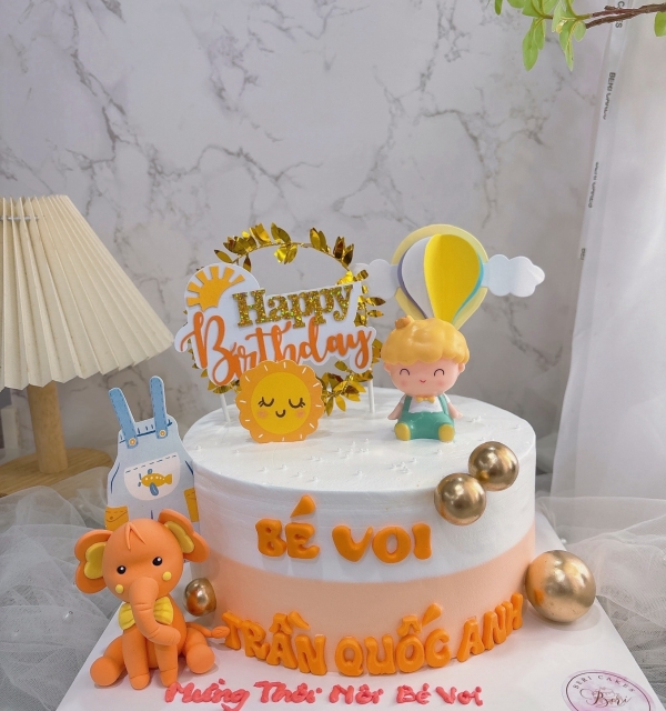 Bánh Kem Trang Trí Phụ Kiện Bé Trai