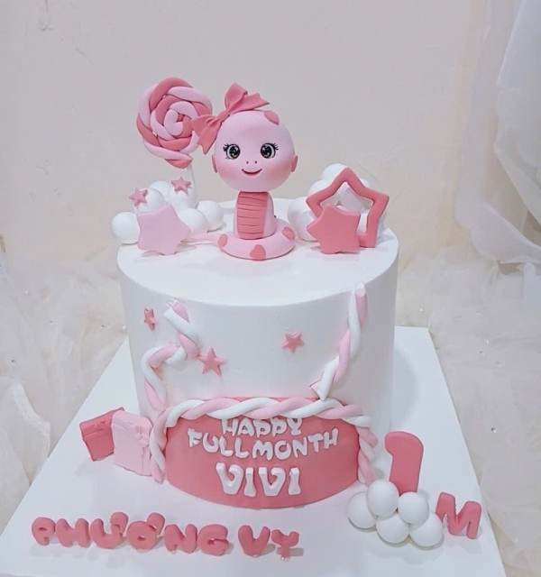 Bánh Kem Tạo Hình Bé Gái