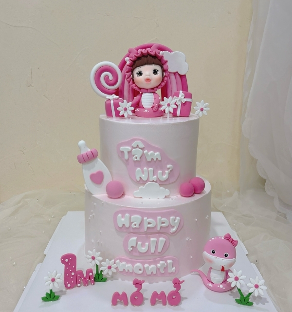 Bánh Kem Tạo Hình Bé Gái