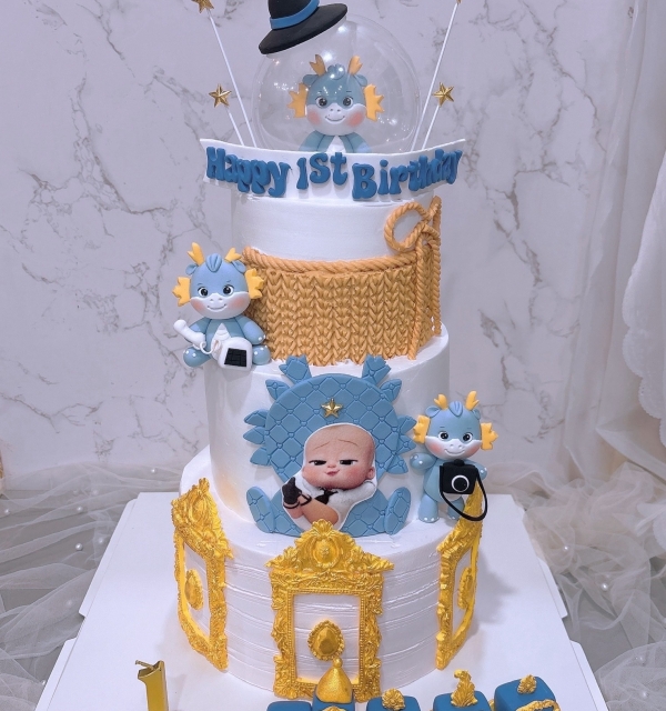 Bánh Kem Tạo Hình Bé Trai