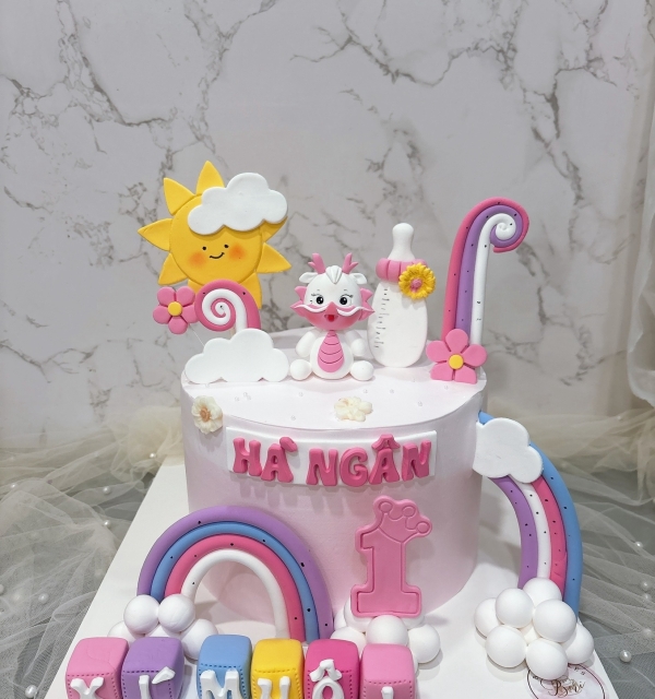 Bánh Kem Tạo Hình Bé Gái