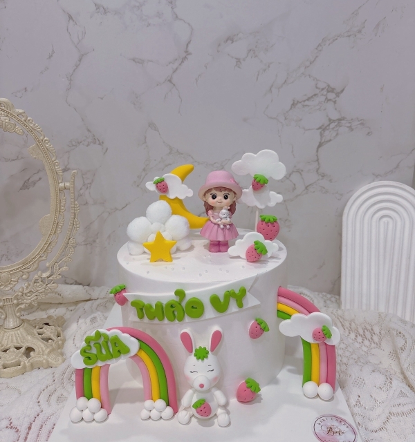 Bánh Kem Tạo Hình Bé Gái