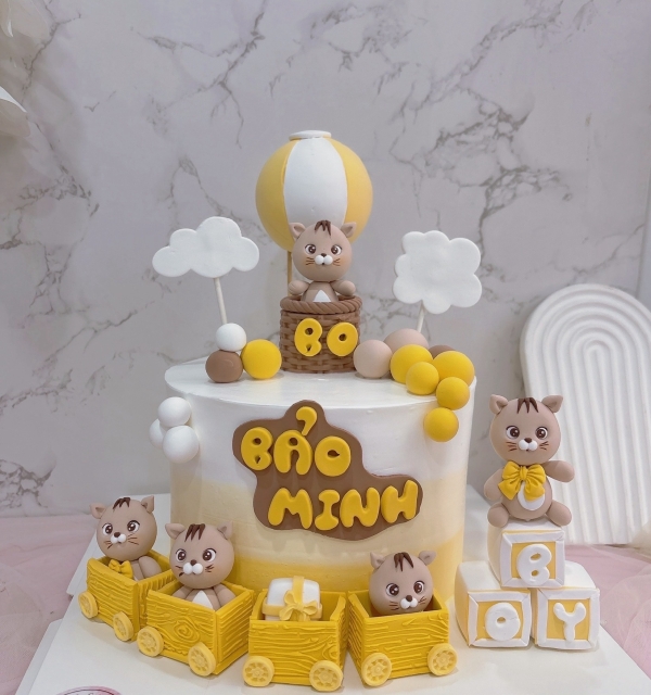 Bánh Kem Tạo Hình Bé Trai