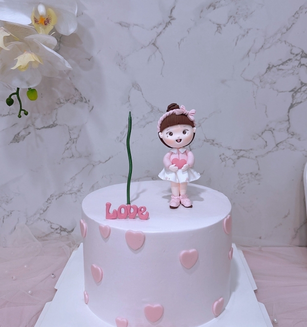 Bánh Kem Tạo Hình Bé Gái