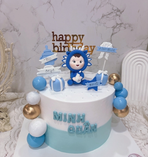 Bánh Kem Tạo Hình Bé Trai