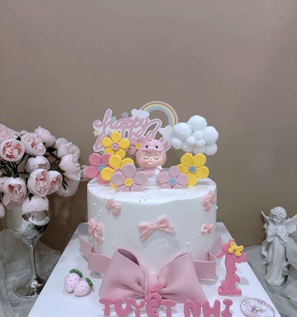 Bánh Kem Tạo Hình Bé Gái