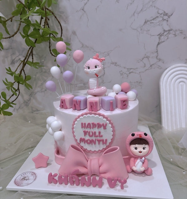 Bánh Kem Tạo Hình Bé Gái