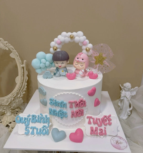 Bánh Kem Sinh Đôi