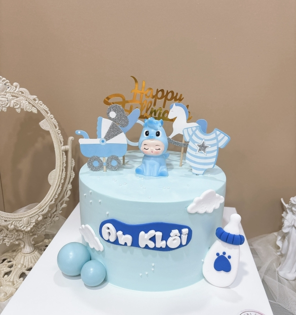 Bánh Kem Trang Trí Phụ Kiện Bé Trai