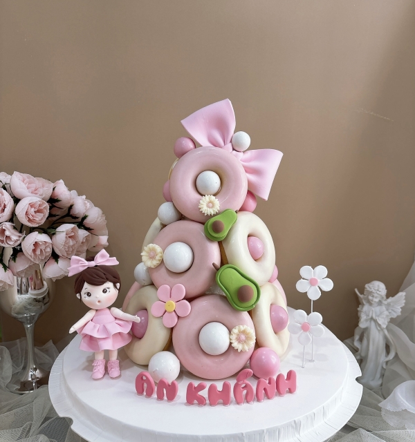 Bánh Kem Tạo Hình Bé Gái